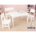 thumbnail image 2 of KidKraft Nantucket Table pour Enfants avec Banc et 2 Chaises - Blanc 26110, 2 of 2