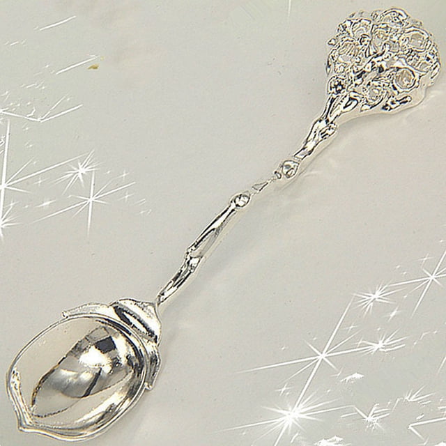 Retro Palace Style Coffee Tea Spoon Fruit Ice Cream Spoon retro tea Spoon Scoop Home Flatware