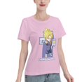 thumbnail image 2 of Women's Basic Short Sleeve T-Shirt Super Saiyan, 2 of 6