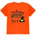 thumbnail image 1 of Halloween Resting Witch Face Youth T Shirt, 1 of 1