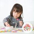 thumbnail image 2 of EeaseCA 1000pcs DIY Handmade Beaded Accessories Acrylic Hole Barrel Beads Rice Beads, 2 of 7