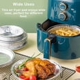 thumbnail image 3 of ZheElen 50 Pieces Air Fryer Tinfoil Pad Single-use Heat Resistant Barbecue Liner Type 2, 3 of 6