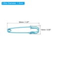 thumbnail image 2 of Uxcell Safety Pins 1.97 inch Large Metal Sewing Pins Blue 20Pcs, 2 of 5