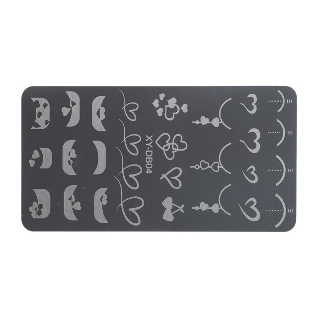 Unique Bargains 1 Pc Colorful Nail Art Stamp XY-DB04 Silver Tone