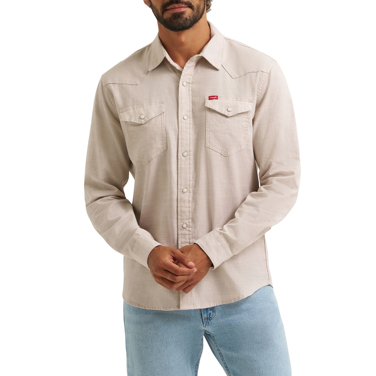 Chemise en denim à manches longues pour hommes Wrangler®