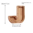 thumbnail image 1 of Agiferg Personalized Wooden Name Money Box Wooden Deposit Box Twenty Six English Letters, 1 of 6