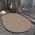 thumbnail image 1 of Feltree Premium Diatomite Bath Mat for Bathroom, Non-Slip Absorbent Floor Mat, Fast Drying, Oval Shape, 16x24 Inches, 1 of 8