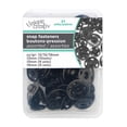 thumbnail image 1 of UNIQUE CREATIV Black Plastic Snap Fasteners, On Snap, 18 mm (0.71 in), 1 of 2