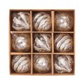 thumbnail image 1 of Maoww 9pieces Durable Christmas Decorations Tree Ornaments For Holiday Cheer Adding Festive Atmosphere Champagne, 1 of 6