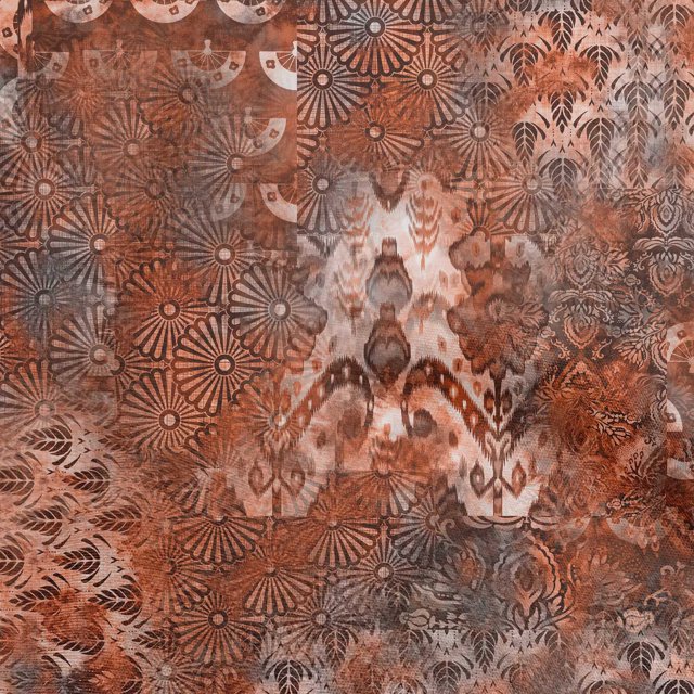 oneOone Cotton Flex Orange Fabric Abstracts Sewing Craft Projects Fabric Prints By Yard 40 Inch Wide