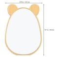 thumbnail image 2 of SHOWERORO 2 Sets Desktop Mirror for Reflection Home Accessory Rectangular Shape, 2 of 5