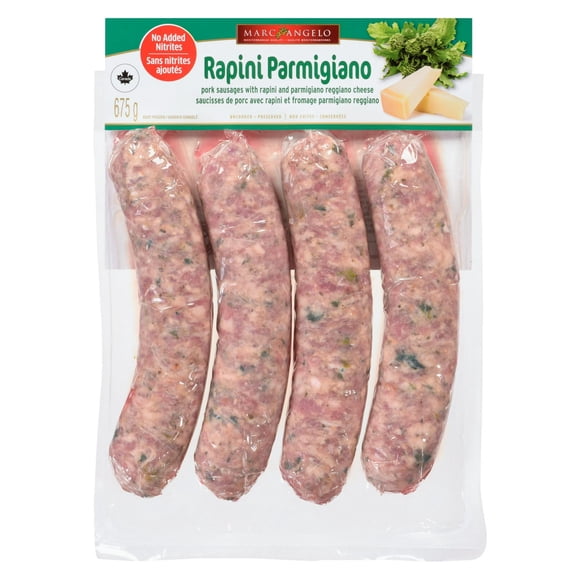 Marcangelo Saucisses de Porc avec Rapini et Fromage Parmigiano Reggiano 678 g