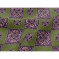 thumbnail image 4 of oneOone Viscose Jersey Fabric Floral Block Printed Fabric 1 Yard 60 Inch Wide, 4 of 5