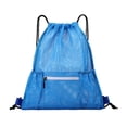 thumbnail image 2 of Sokhug Drawstring Backpack Sport Gym Bag for Women ＆ Men, Beach bag, Waterproof Lightweight Backpack with Outer Storage, 2 of 6