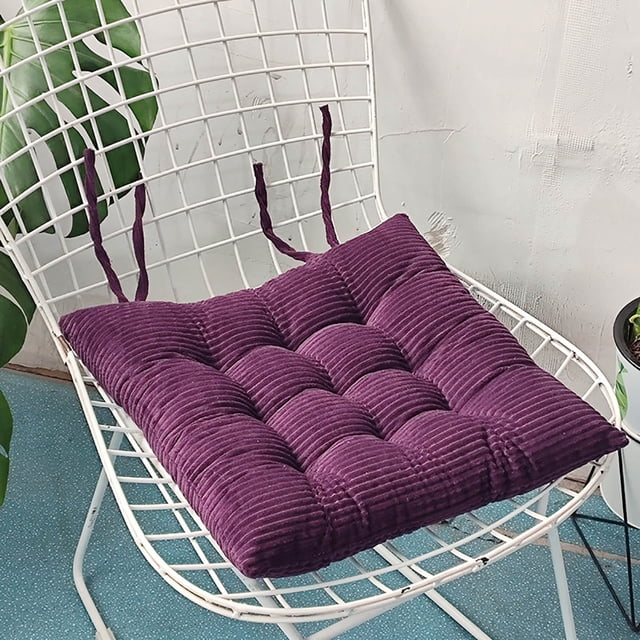 matoen Coussin de Chaise en Velours Côtelé, Coussin de Chaise Confortable
