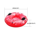 thumbnail image 5 of Inflatable ski ring winter Christmas snow toys, Christmas pattern style 96cm, 5 of 5