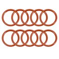thumbnail image 1 of Unique Bargains Silicone O-Ring 24mmx19.2mmx2.4mm VMQ Seal Rings Sealing Gasket Red 10PCS, 1 of 3