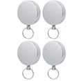 thumbnail image 2 of Porte-clés Anti-Perte, 5 cm Porte-Clés Tout en Métal Facile en Métal Anti-Vol Porte-Clés Rétractable Anti-Vol Valeur Exceptionnelle, 2 of 14