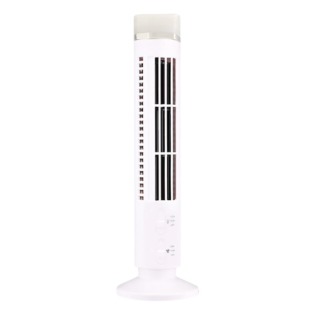 Small Tower Fan for Bedroom,Portable Air Cooler Vertical Bladeless Fan Desktop Air Conditioner Fan,Tower Fan Led Bladeless Fan Tower Fan Mini Vertical Conditioner