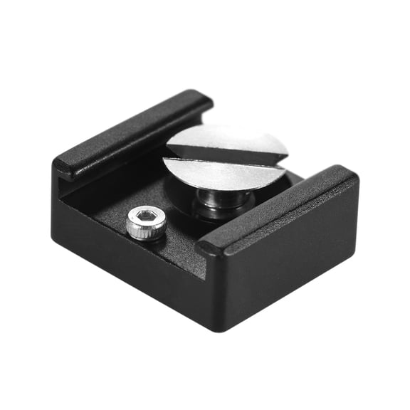 Mistaha Cold Shoe Mount Adapter Base Bracket with 1/4" Mounting Screw for DSLR Camera