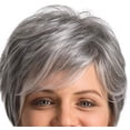 thumbnail image 4 of HSHDLDF Well Pixie Cut Short Grey Human Hair Wigs For Women Natural Wig, 4 of 4