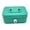 Vert, variante sur Boîte à Billets avec Serrure Étui avec Poignée Supérieure Boîte Souvenir Portable Coffre au Trésor Gris