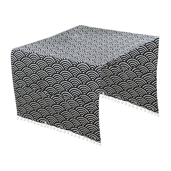 Liquidation de Boutique de Textiles pour la Maison! JFZMDY Housse de Réfrigérateur Style Bohème Méditerranéen, Housse Anti-Poussière pour Porte de Réfrigérateur, Housse de Machine à Laver les Tambours en Tissu