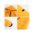 thumbnail image 2 of Innerwin Hooded Coats Solid Color Women Down Winter Long Sleeve Lightweight Puffer Jacket Sunflower XS, 2 of 7