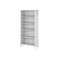 thumbnail image 1 of Bush Furniture Salinas Grande - Bibliothèque - 5 Tablettes - Blanc, shiplap Gris, 1 of 11