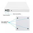 thumbnail image 4 of YOPTOP 12.7mm USB 2.0 External DVD Drive Portable CD/DVD  /- RW Drive/DVD Player For Laptop Cd Rom Burner Compatible With Laptop Desktop Computer  Notebook Computer Case,white, 4 of 13
