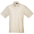thumbnail image 1 of Premier Chemise de Travail Formelle en Popeline Unie à Manches Courtes pour Hommes, 1 of 3