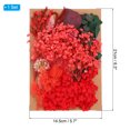 thumbnail image 2 of Unique Bargains Fleurs Séchées Naturelles Multiples Colorées Véritables Fleurs Pressées Séchées Plante Série Rouge, 2 of 5