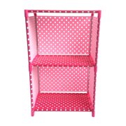 2 Tiers Cube Bookcase Book Shelf Multifunctional Storage Rack for Books Shoes Toys Green Plants Decorations Bedroom Study Room Kitchen