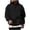 Black, variant on Viluyesy Mens Hoodie Long Sleeve Pullover Casual Hoodies for Men Solid Fashion with Pocket, Hooded Sweatshirts Purple L