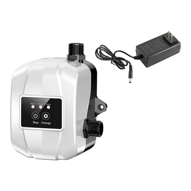 Water Pressure Booster Pump Pressure Controller 25L/Min Small Portable Automatic Shower Booster Pump Automatic Water Pump for Kitchen Sink White