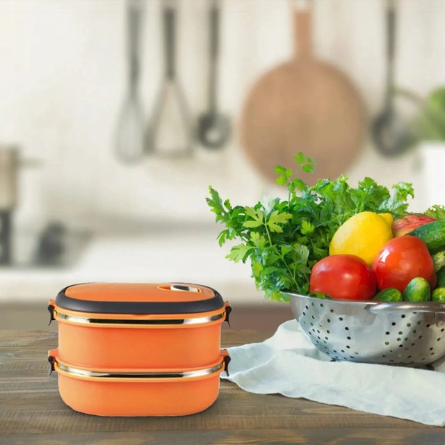 Ynlkorvg Food Storage Thermal Lunch Box For Food Portable Keep Warm Lunch Container For Kid Adult To School Work Stainless Insulated Lunch Box Microwave Food Containers