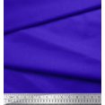 thumbnail image 2 of Soimoi Blue polyester Crepe Fabric Solid Fabric by Yard 42 Inch Wide, 2 of 5