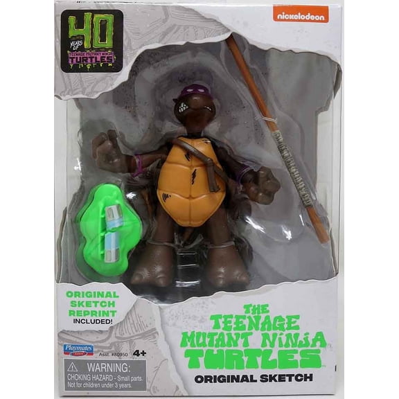 Teenage Mutant Ninja Turtles Figurine d'Action 5 Pouces Croquis Original - Donatello