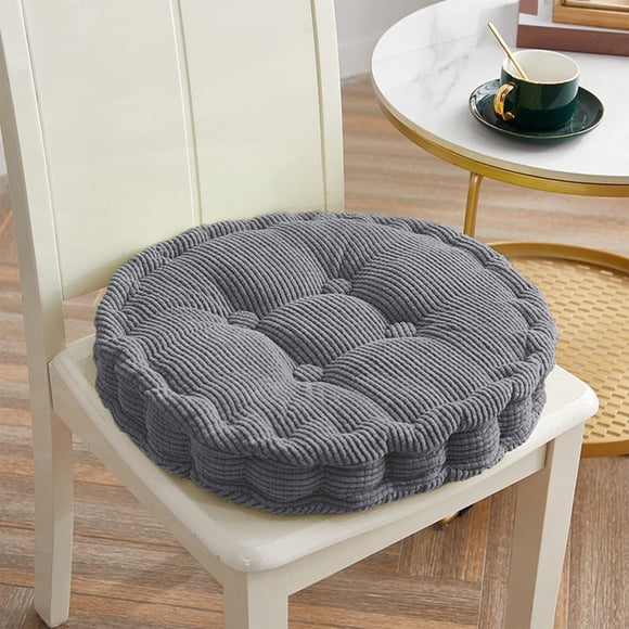 TopLLC Round Cushion Thickened Fart Cushion Chair Cushion Soft Cushion Corduroy Soft Cushion Thickened Fart Cushion