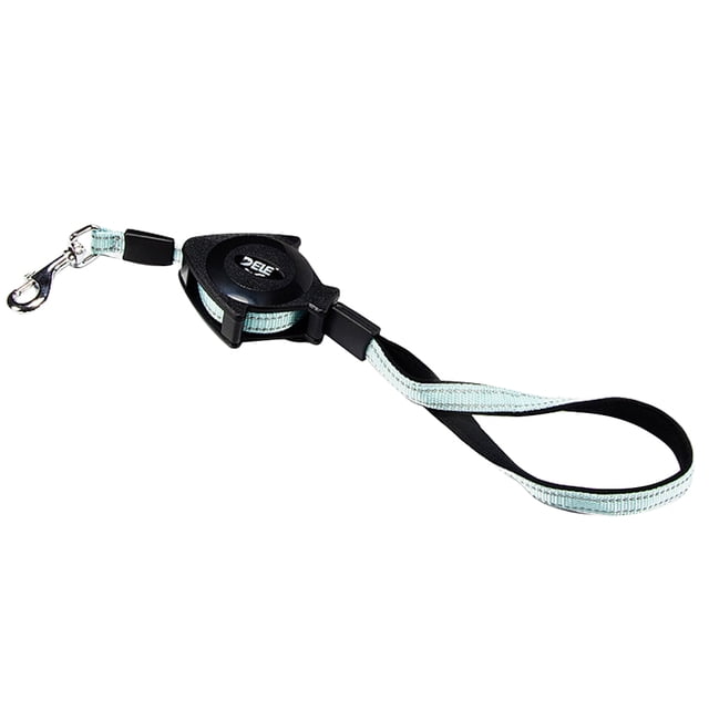 Portable Retractable Dog Leash Extending Puppy Walking Leads Pet Tractor Flat Telescopic Rope Cat Dog Chain - Size M (Black)