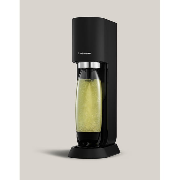 Refurbished SodaStream 110802150 Mix Black Sparkling Water Maker, Versatile Carbonation for Juices, Wines, Spirits