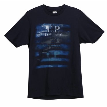 C.P. Company T-Shirt à Manches Courtes Bleu Marine pour Homme - m
