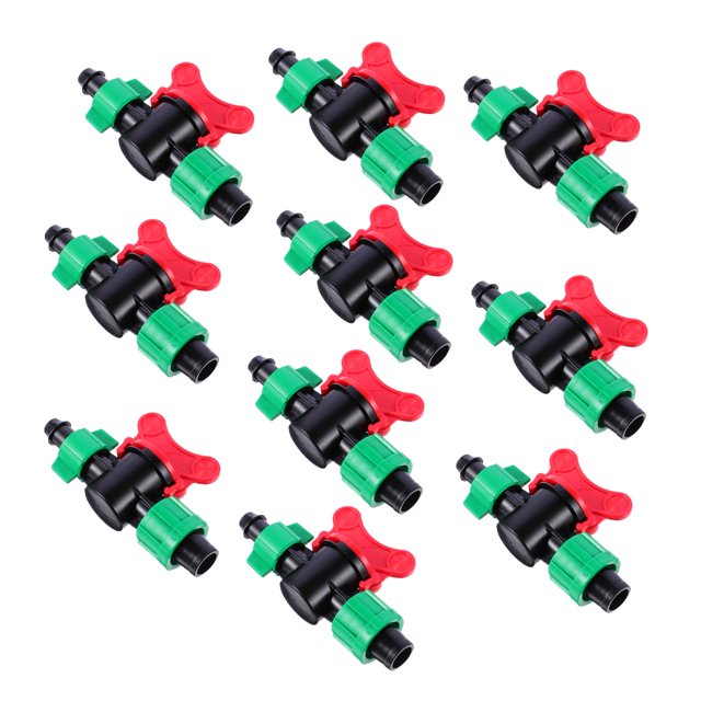 FONDOTIN 10pcs Hose Fitting Adapter Plastic Multi Turn On Pipe Vegetable Irrigation