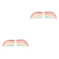 thumbnail image 1 of kurtrusly 2pieces Waterproof Rainbow Wall Sticker For Wide Range Of Decoration Needs PVC Rainbow Wall Stickers Safety And Reliable LGWS020 2Set, 1 of 6