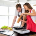 thumbnail image 3 of iMounTEK Electric Stove for Cooking 2000W Electric Double Burner Coil Heating Hot Plate Stove Countertop RV with Non Slip Rubber Feet 5 Temperature A, 3 of 8