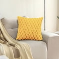 thumbnail image 3 of Yhmxh Pillow Covers Throw Pillow Covers Pillow Protector Weaving Snowflake Velvet Solid Color Pillow Office Sofa Lumbar Support Pillow Bedside Support Pillowcase Cushion Cushion Cover, 3 of 7