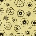 thumbnail image 1 of Ahgly Company Tapis d'Intérieur Lavable en Machine Carré Transitionnel Jaune Soleil, 6 Pieds Carré, 1 of 7