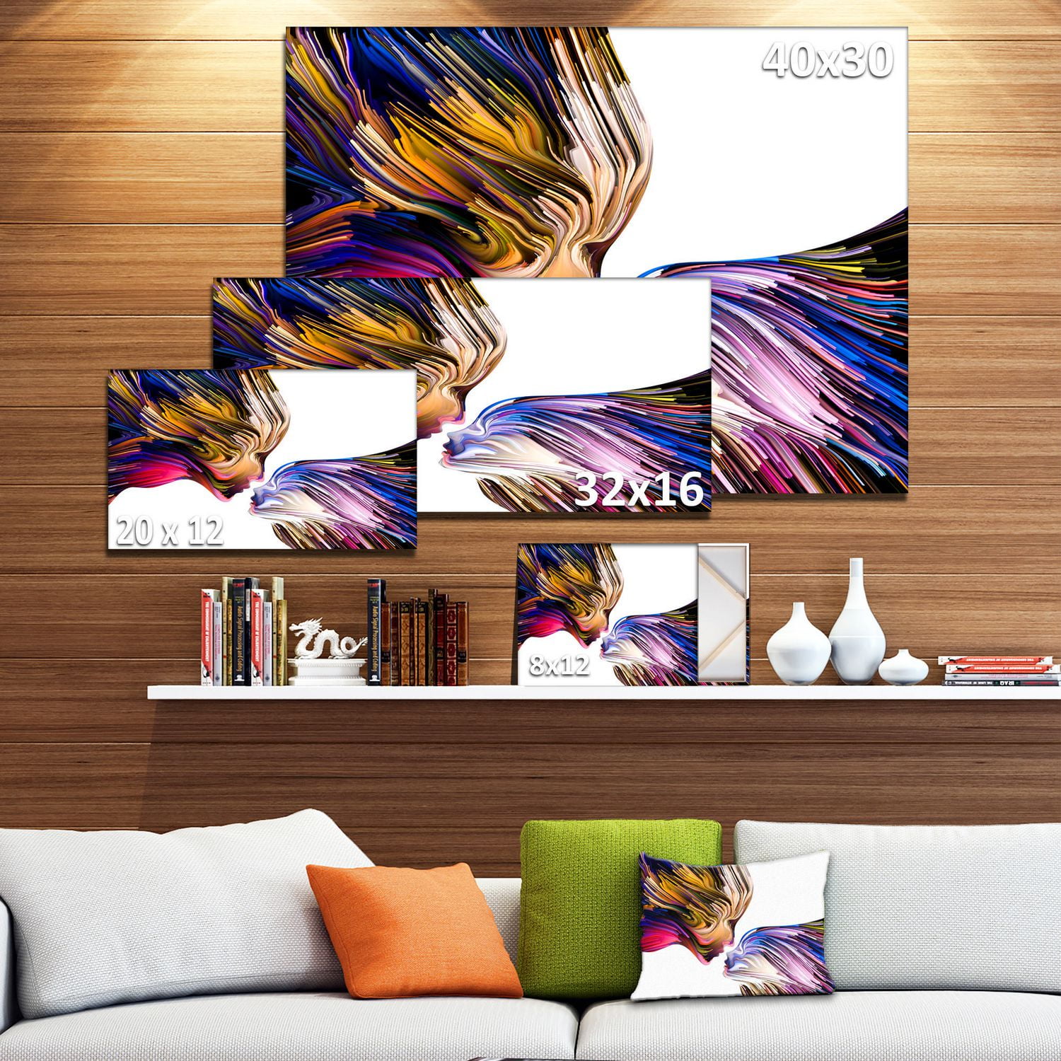 Impression sur toile « Metaphorical Mind Painting » Design Art