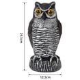 thumbnail image 4 of YAOMOBB Trio de Leurres Hibou Épouvantails de Jardin Réalistes Statues d'Oiseaux Créatives, 4 of 6