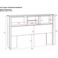 thumbnail image 2 of Prepac Sonoma Collection Manufactured Wood Double/Queen Headboard, 2 of 2